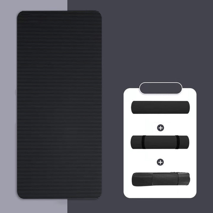 Premium Super Long Yoga Mat – 2M Extra Large High-Density Exercise Mat for Pilates & Fitness – Waterproof, Anti-Skid, 15mm Thickness, with Carry Bag – Ideal for Men & Beginners - PhysioFitLab