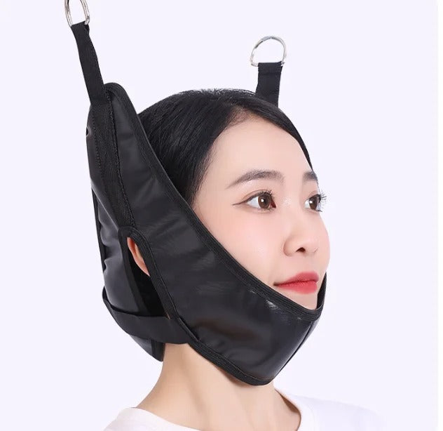 High-Quality Cervical Neck Traction Device for Home Use, Over-Door Neck Stretcher Hammock, Pain Relief & Spine Correction Brace for Physical Therapy - PhysioFitLab